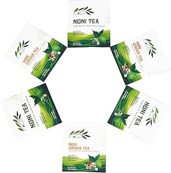 Amazon.com : CHAVI Noni Tea (Combo Pack - Noni & Noni Ginger, Pack
