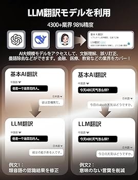 Amazon.co.jp: Timekettle W4 翻訳機能付きイヤホン 骨声紋センサー