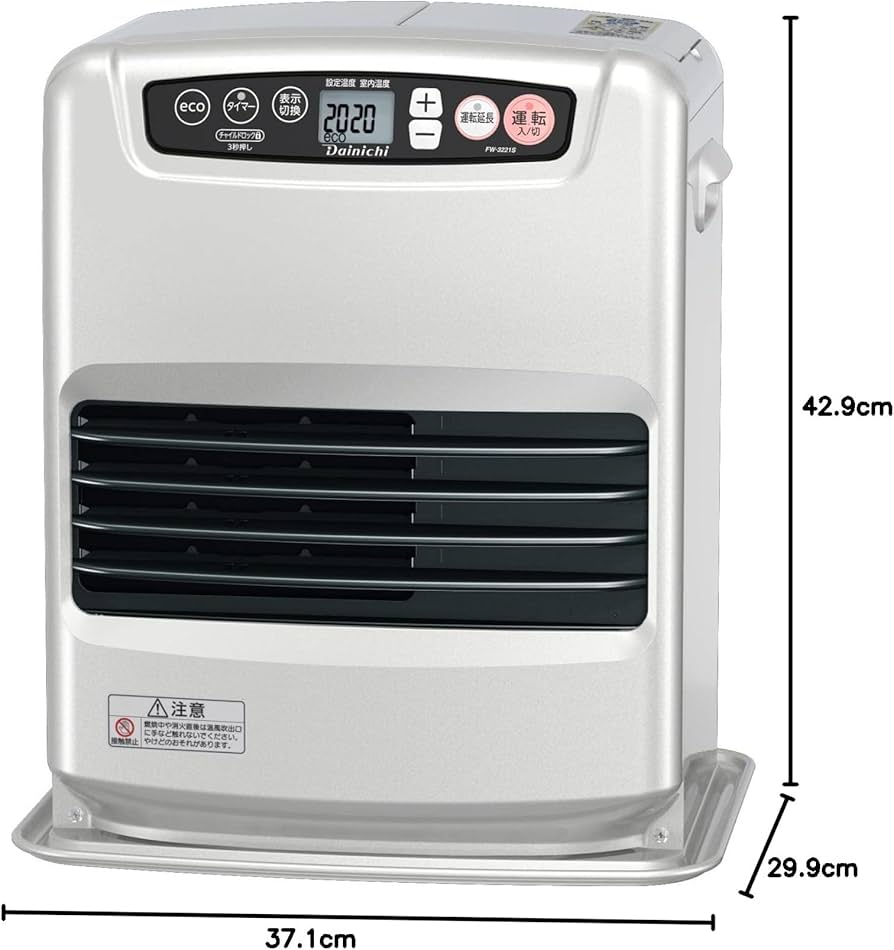 Amazon | ダイニチ:石油ファンヒーター(Sタイプ)(ライトシルバー)/FW