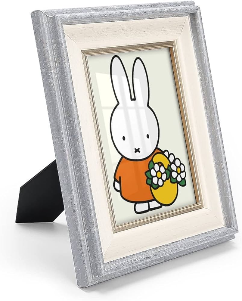 Amazon.co.jp: ミッフィー フォトフレーム 木製 写真立て 木目調