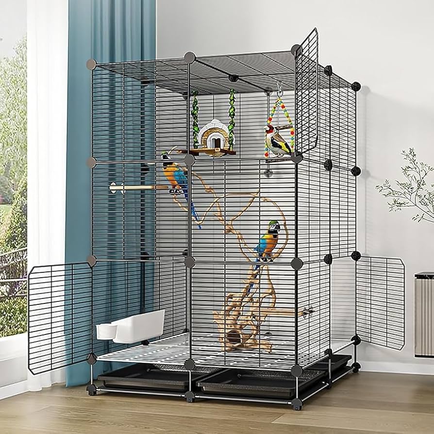 Amazon.co.jp: 鳥かご バードケージ 大型鳥かご 鳥籠 鳥 ケージ インコ