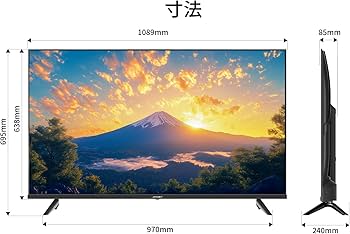 Amazon.co.jp: JAPANNEXT 49インチ IPSパネル搭載 フルHD(1920x1080