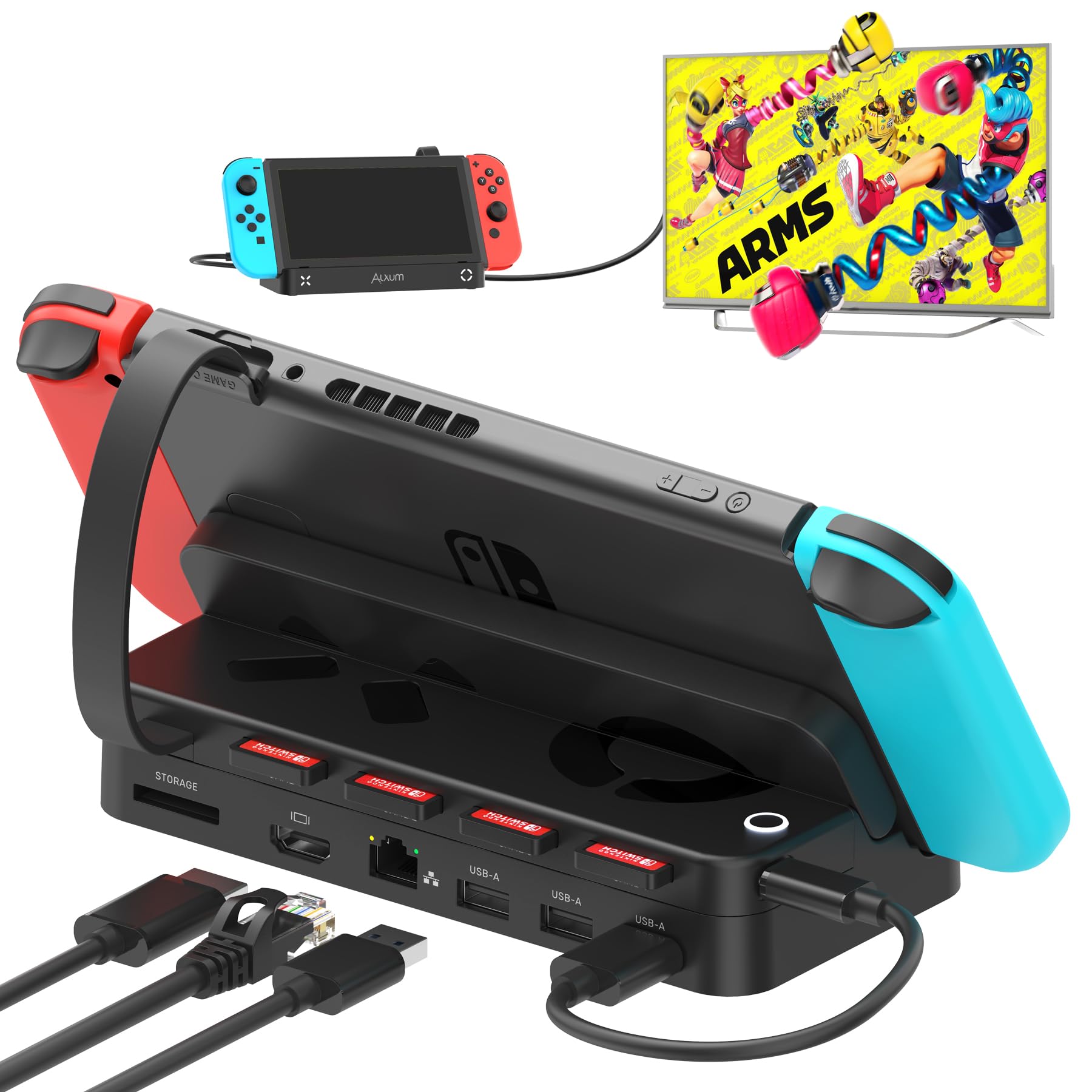 Amazon.co.jp: Alxum 2024年新登场 Switch 多機能ドック Switchソフト