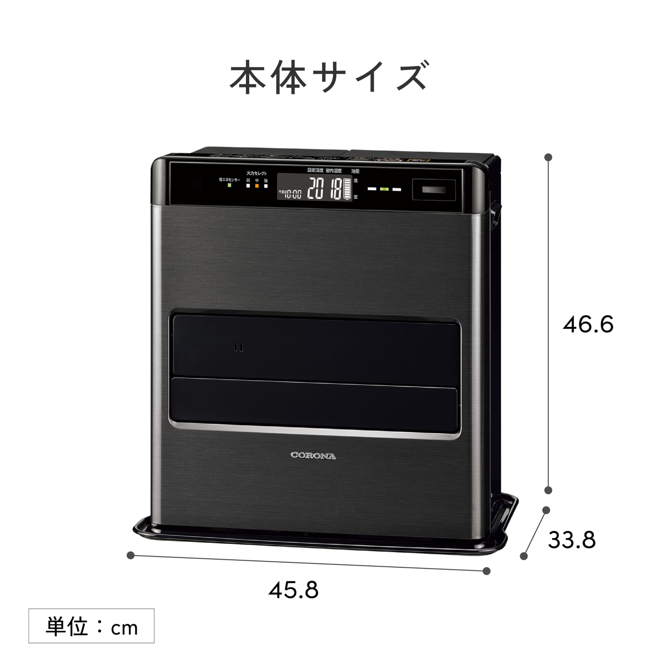 Amazon | CORONA(コロナ) 石油ファンヒーター 【日本生産】 (木造10畳