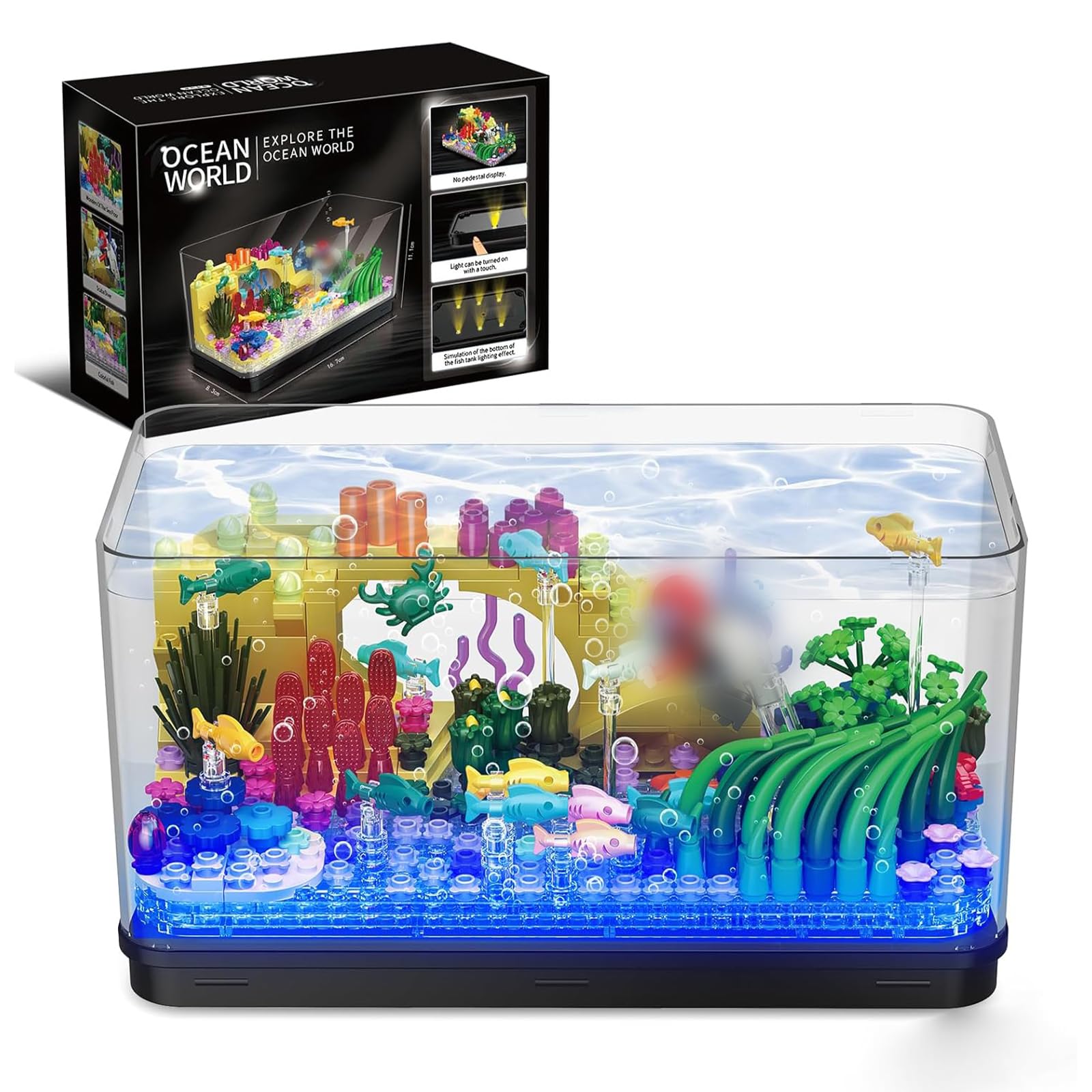 Amazon.co.jp: HIGH GODO 水槽 アクアリウム 組み立てセット