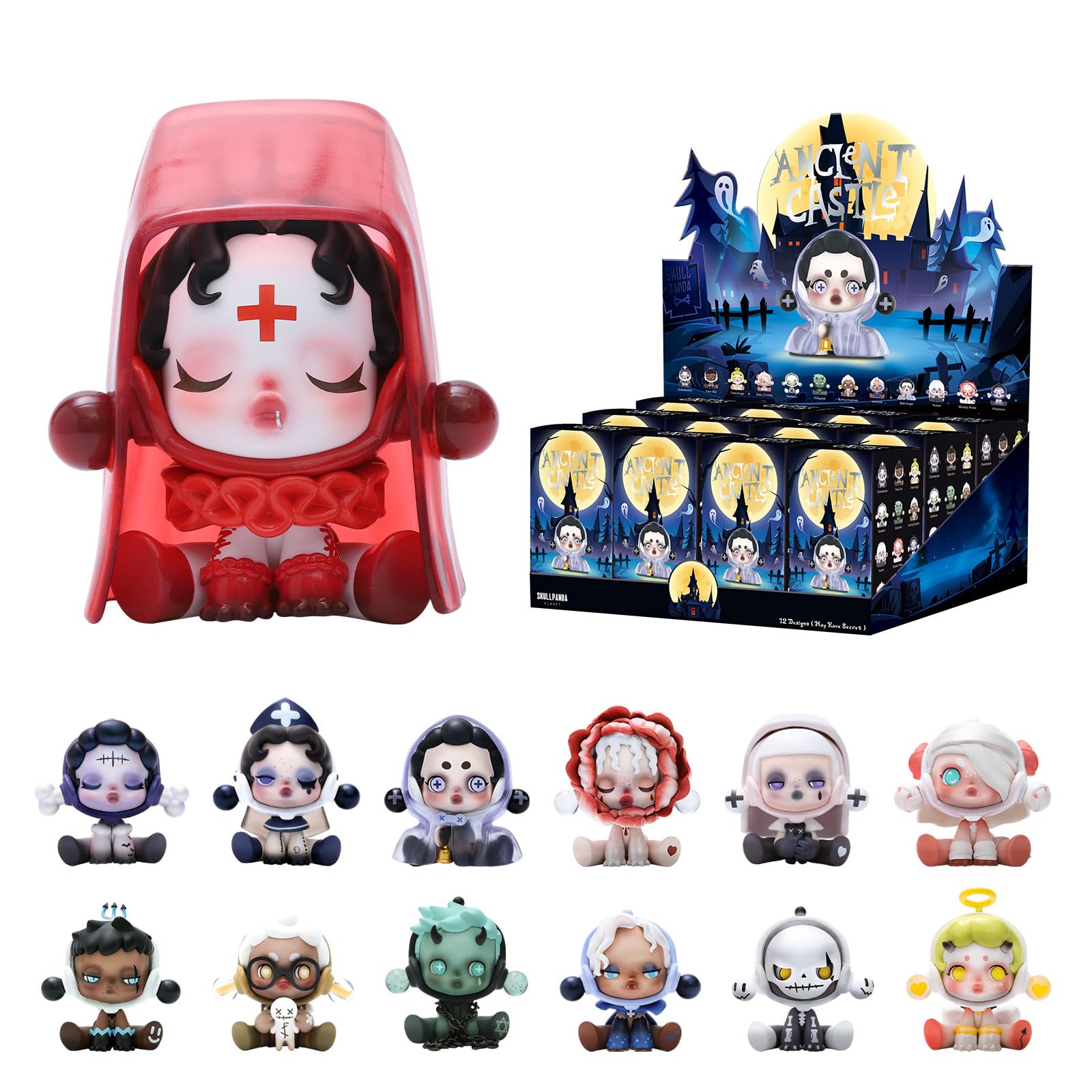 Amazon.co.jp: POP MART スカルパンダ 古代城 12個 ブラインドボックス