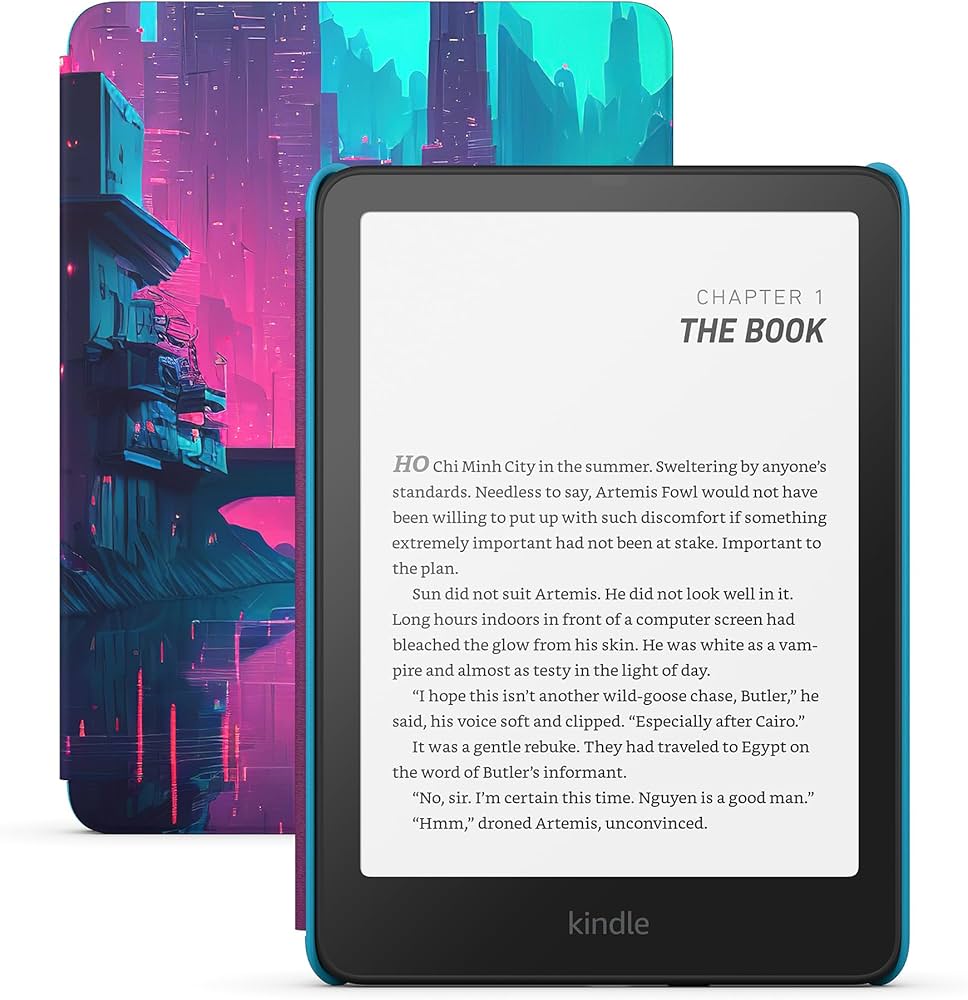 Amazon Kindle Paperwhite Kids 16GB (newest model) – larger 7