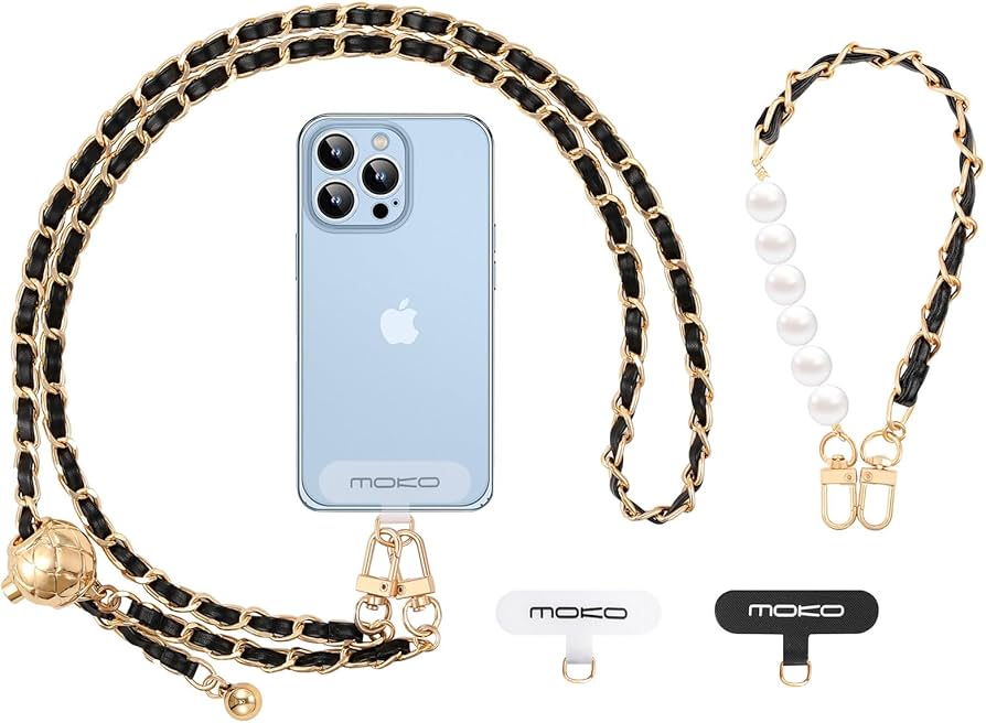 Amazon.com: MoKo Phone Lanyard Crossbody, Universal Phone Chain