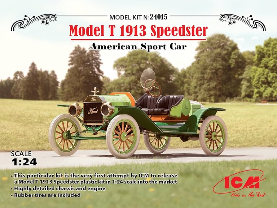 Amazon | アイシーエム ICM 1/24 T型 フォード 1913年 スピードスター