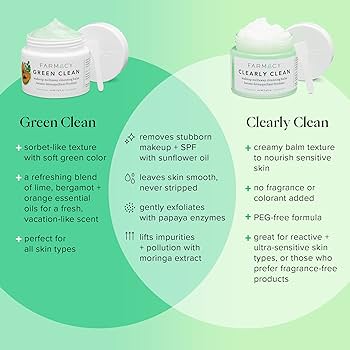 Amazon.com: Farmacy Makeup Remover Cleansing Balm - Clearly Clean