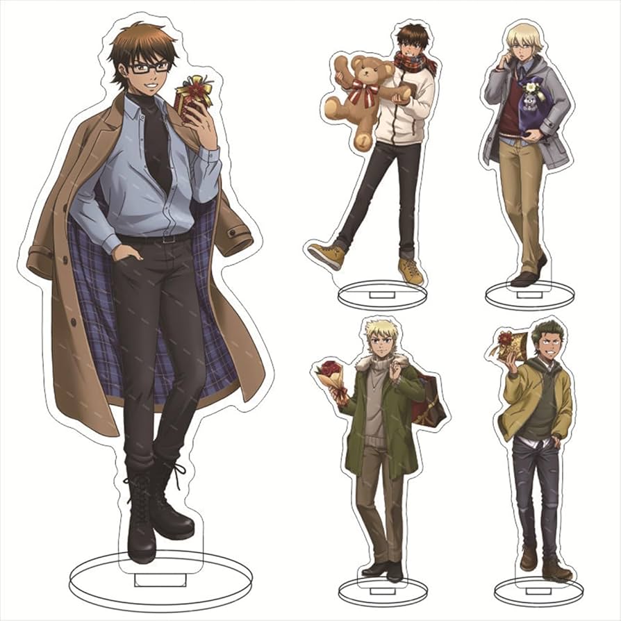 Amazon.co.jp: ダイヤのA アクリルスタンド 5点セット 置物 沢村栄純