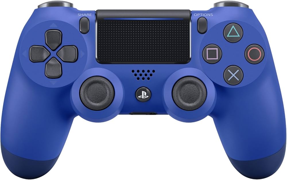 Amazon | ワイヤレスコントローラー (DUALSHOCK 4) ウェイブ・ブルー
