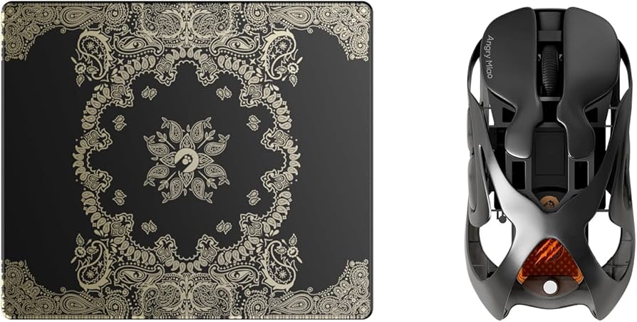 Amazon.com: Angry miao AM Infinity Mouse Silk Glass Profession