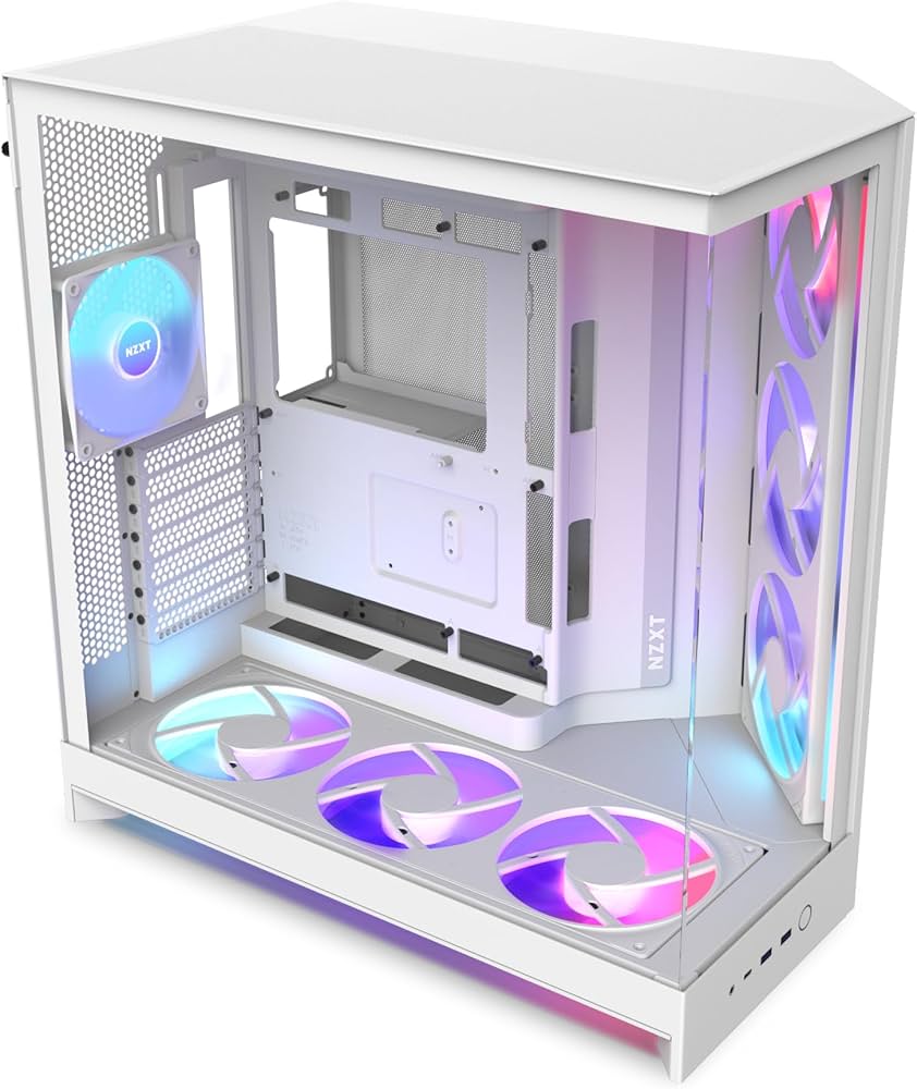 Amazon.com: NZXT H9 Flow RGB+ (2025) – Dual-Chamber ATX Mid-Tower