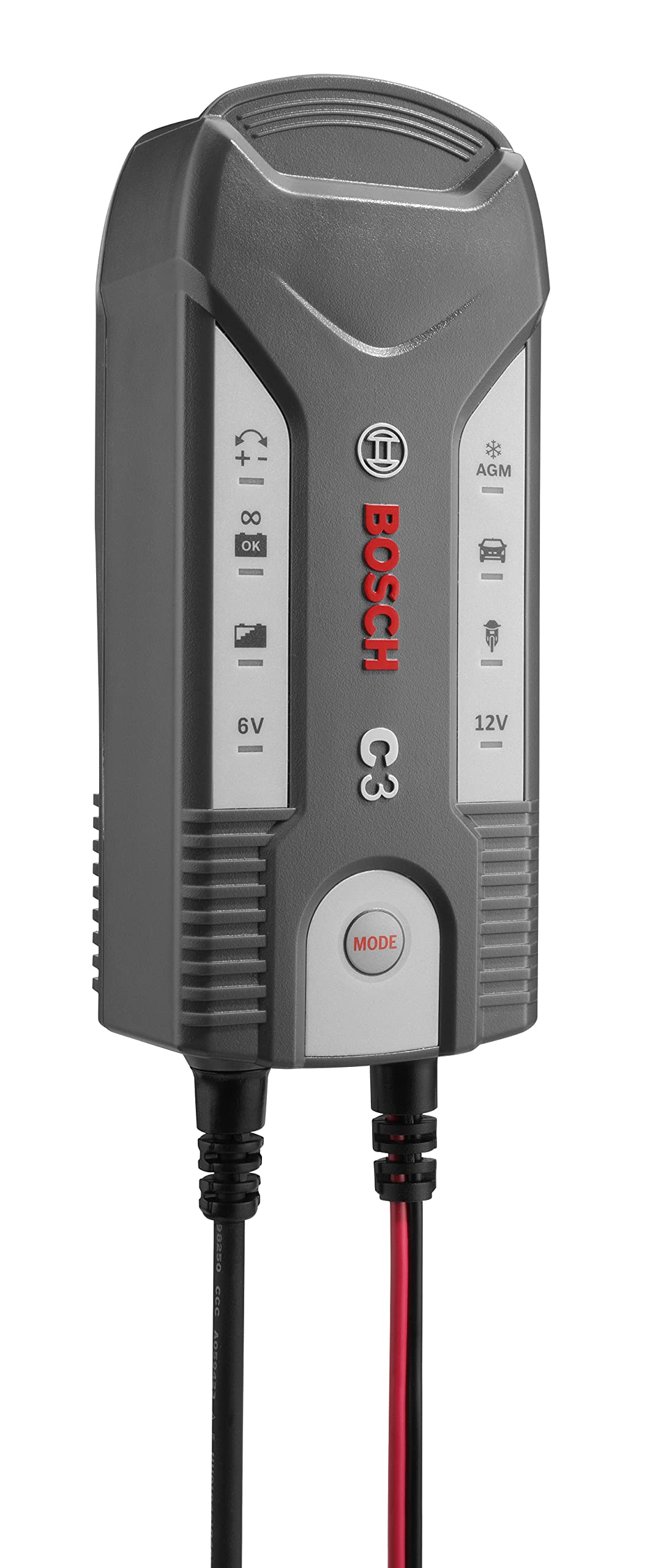 Bosch C3 - Intelligent and Automatic Battery Charger - 6V-12V