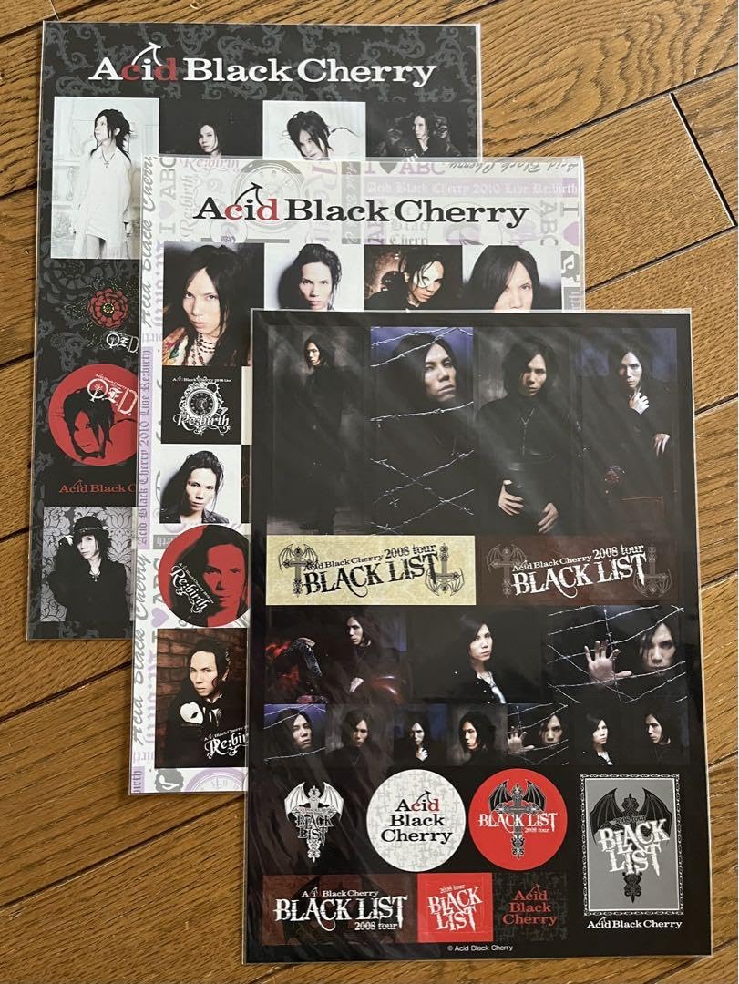 Amazon | Acid Black Cherry アシッドブラックチェリー ステッカー 3枚