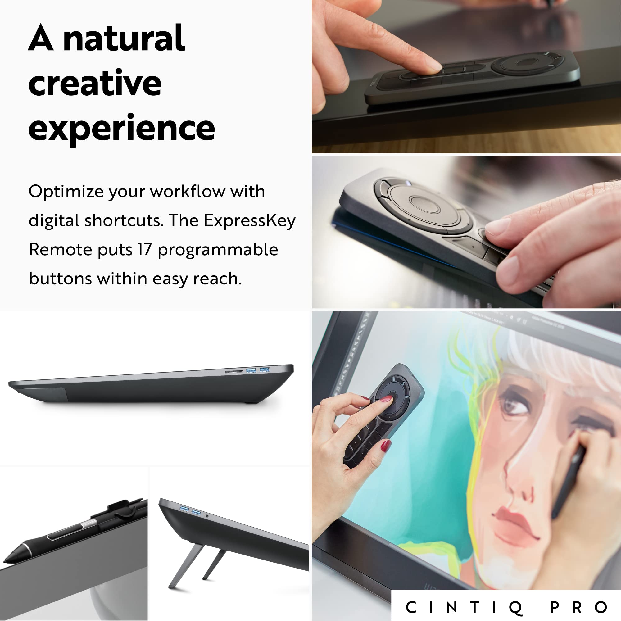 Amazon.com: Wacom Cintiq Pro 24 Creative Pen and Touch Display