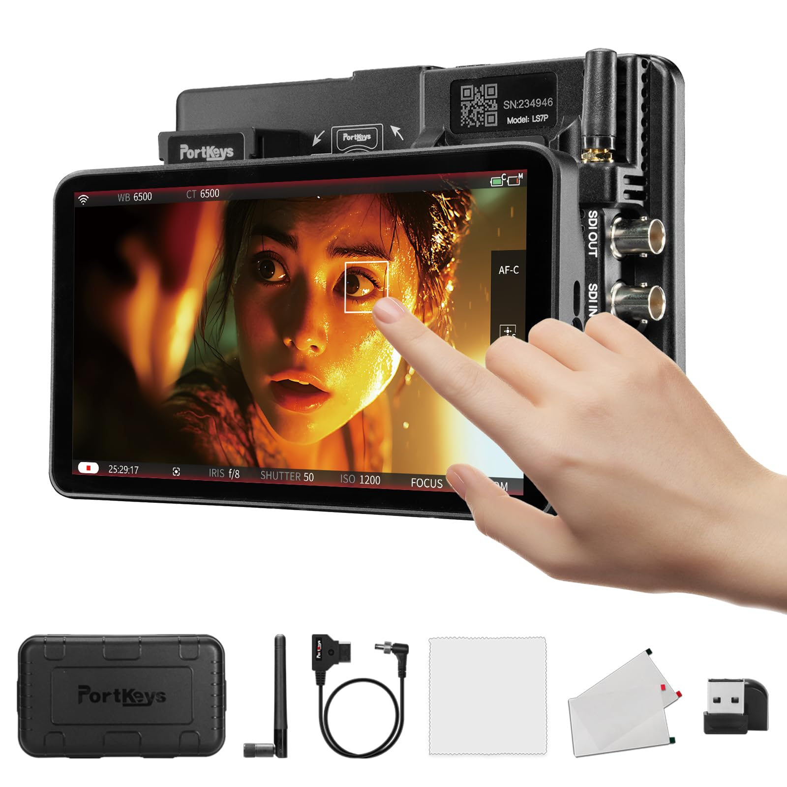 Amazon.co.jp: Portkeys LS7P 7インチ カメラ モニター 1000nit タッチ