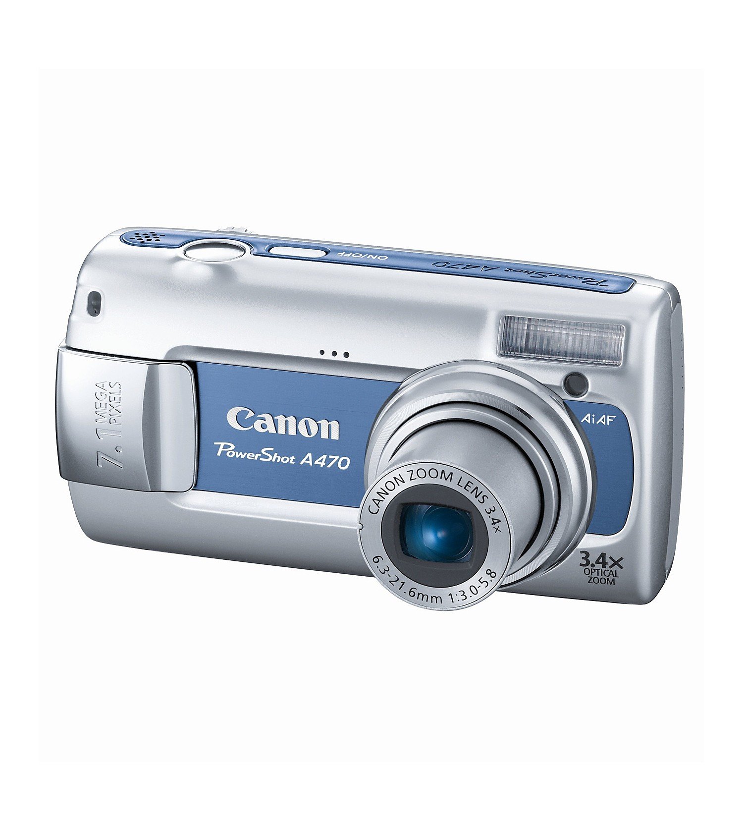 Amazon.com : Canon PowerShot A470 7.1 MP Digital Camera with 3.4x
