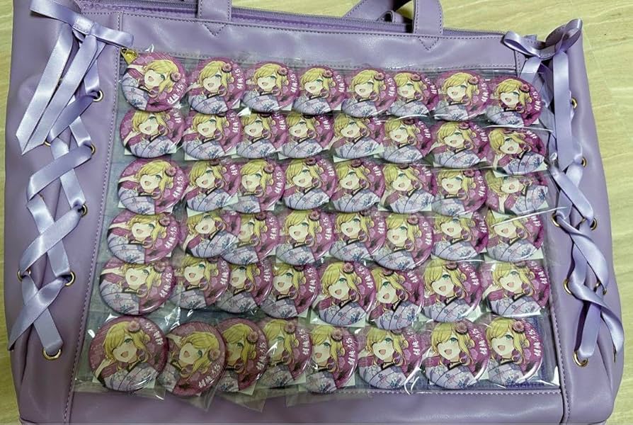 Amazon | 胡桃のあ ぶいすぽっ 謹賀新年 缶バッジ 48個 痛バッグL