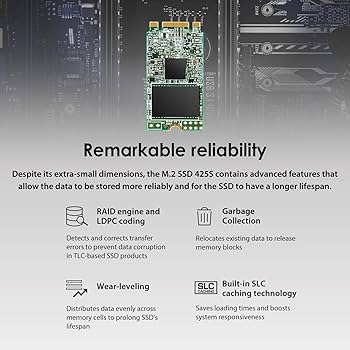 Amazon.com: Transcend MTS425 M.2 2242 SATA III SSD 1TB, Up to