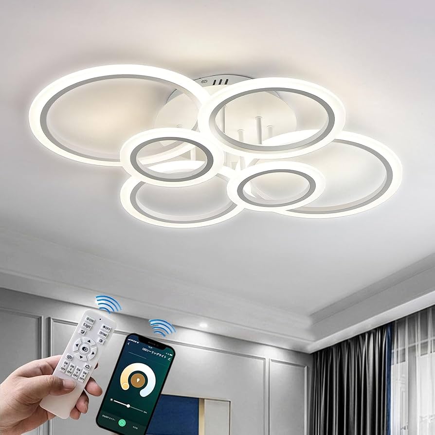 Amazon.co.jp : LED シーリングライト 8~20畳 おしゃれ 北欧 円形照明