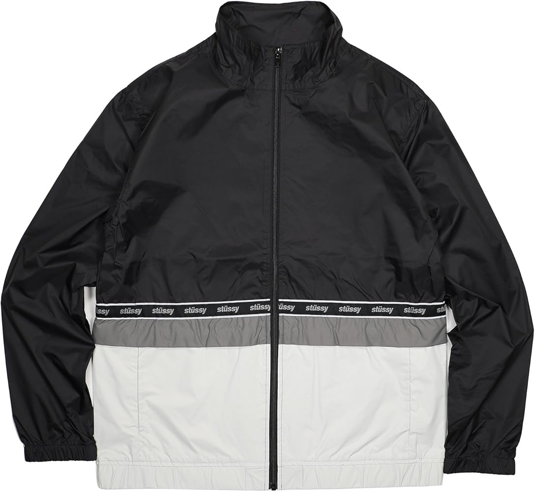 Amazon | [ステューシー] NYLON WARM UP JACKET (JACKET)(17F115345-BK