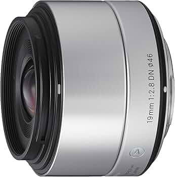 Amazon.co.jp: SIGMA 交換レンズ 19mm F2.8 DN Silver マイクロフォー