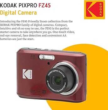 Amazon.com : KODAK PIXPRO FZ45 16MP Digital Camera with 4X Optical