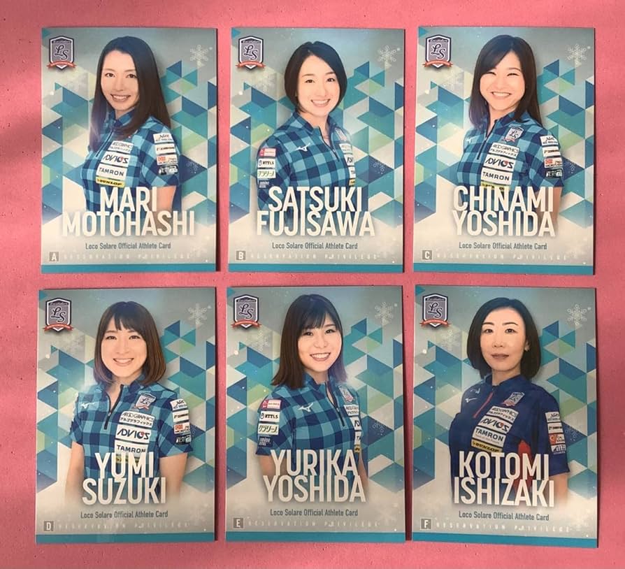 Amazon.co.jp: 2022 カーリング女子 ロコ ソラーレ 軌跡 特典カード6種