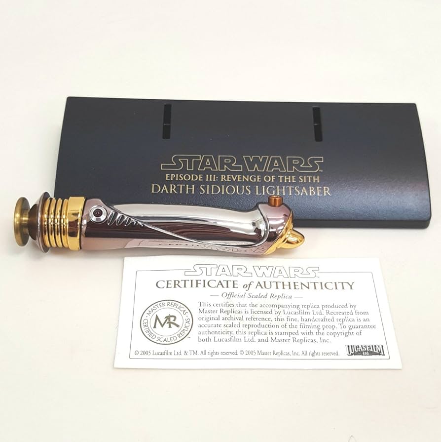 Amazon | スターウォーズ ダースシディアスEP3版ミニライトセイバー