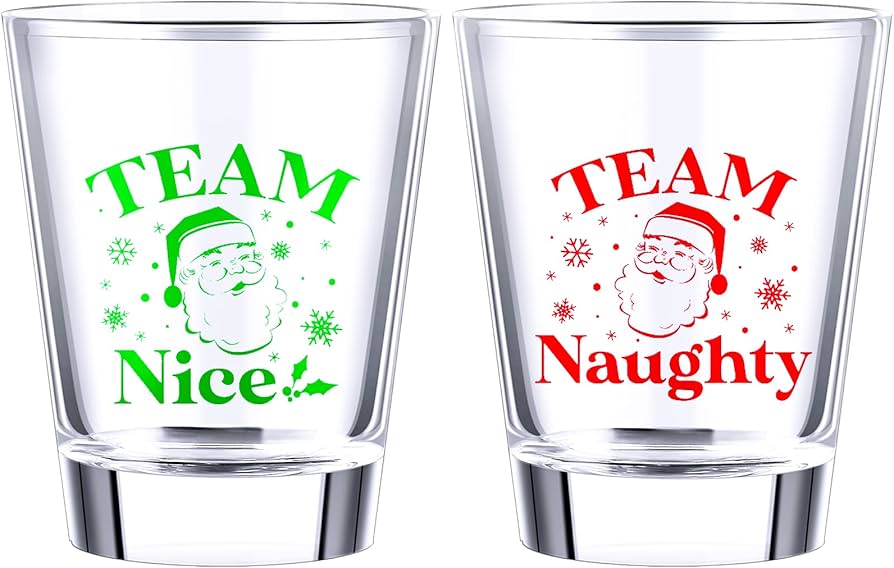 Amazon | クリスマスショットグラス 2個 面白い クリスマス いたずら