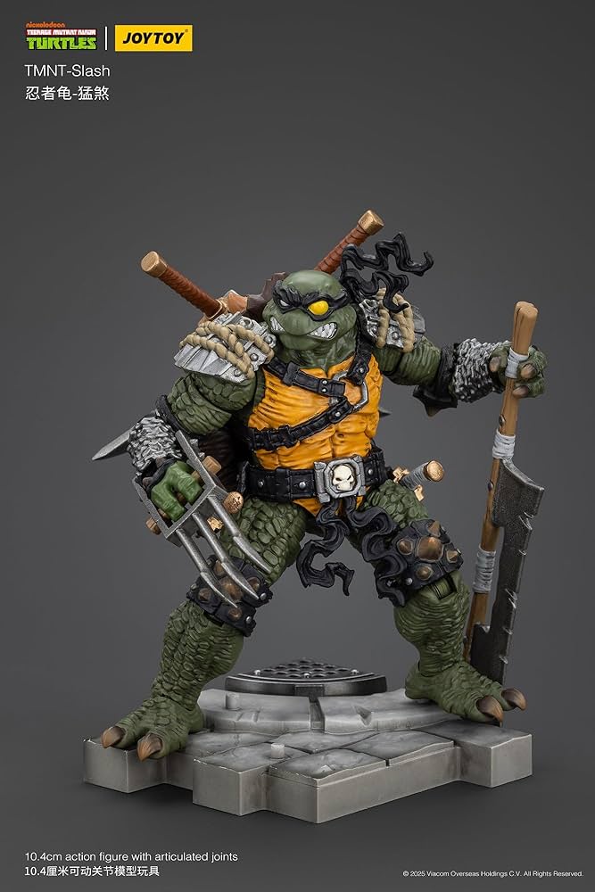 Amazon.co.jp: JOYTOY TMNT ミュータント タートルズ スラッシュ 1/18