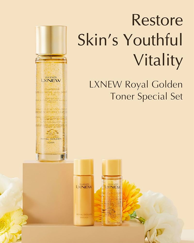 Amazon.com: ISA KNOX LXNEW Royal Golden Toner Set (6.5fl oz