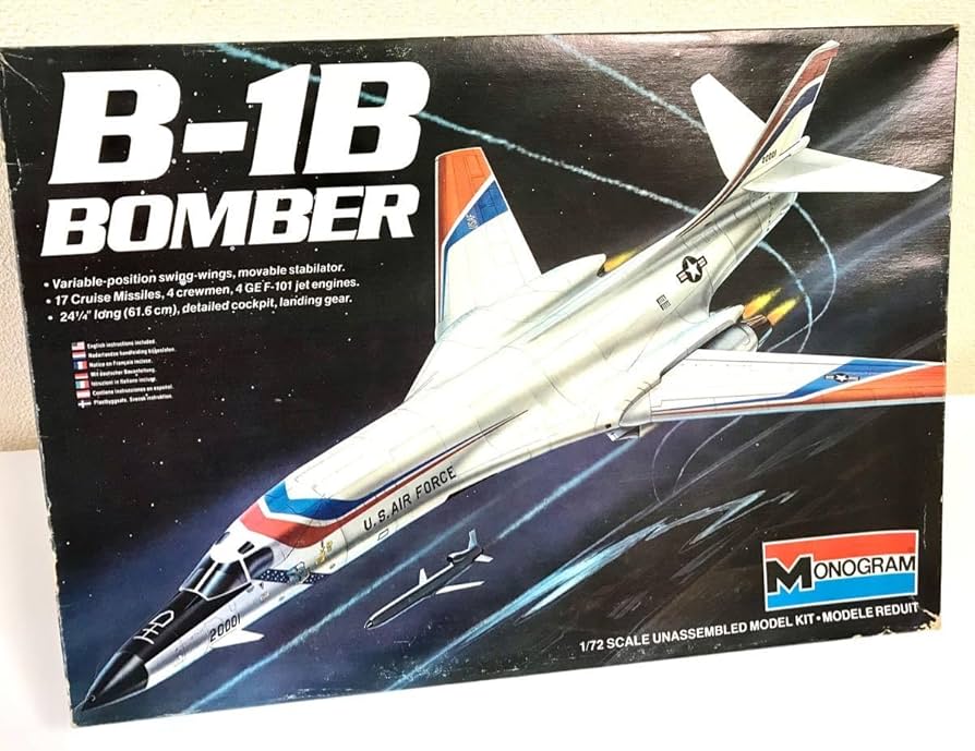 Amazon.co.jp: プラモデル可変翼超音速戦略爆撃機。ロックウェル B1-B