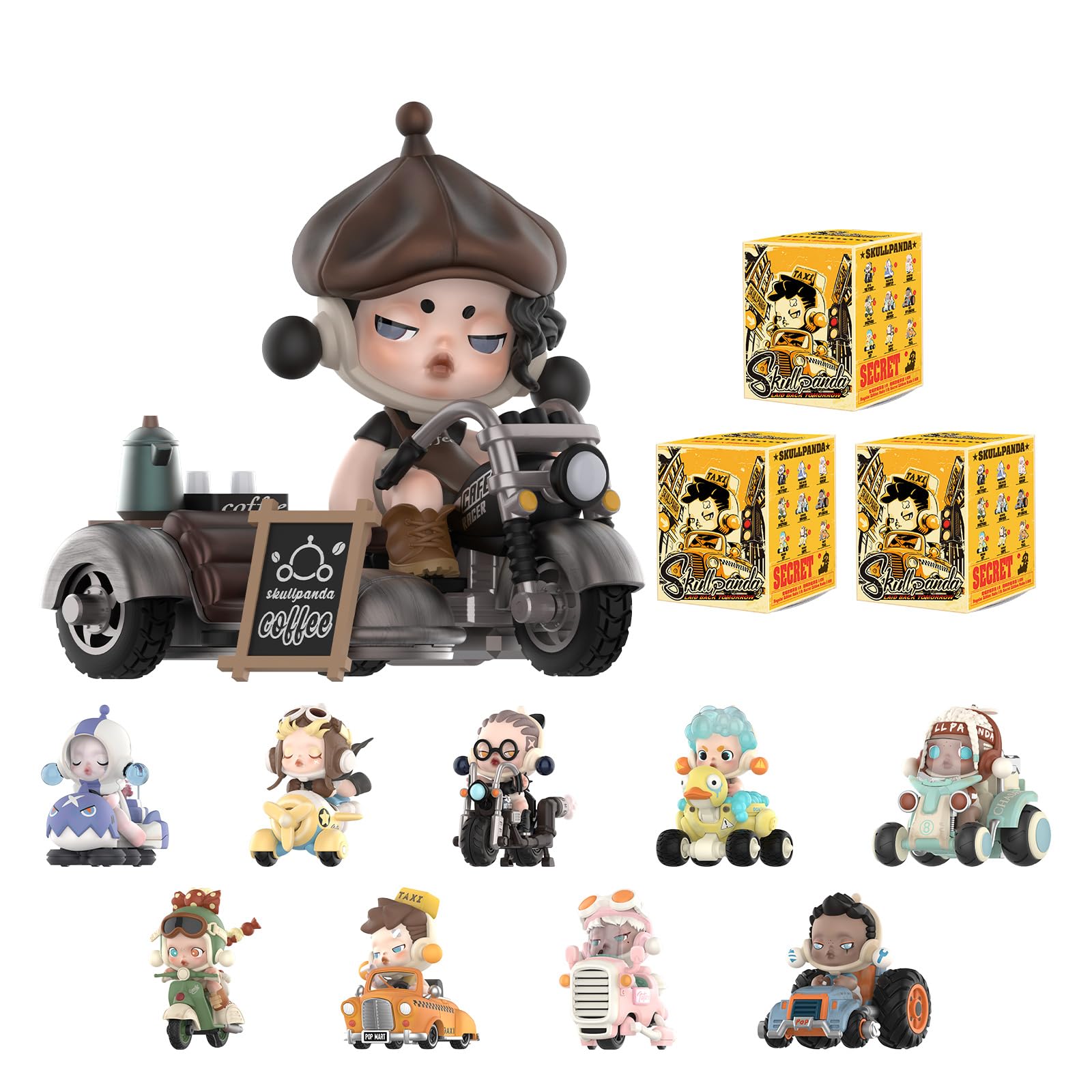 Amazon.co.jp: pop mart SKULLPANDA Laid Back Tomorrowシリーズ 3