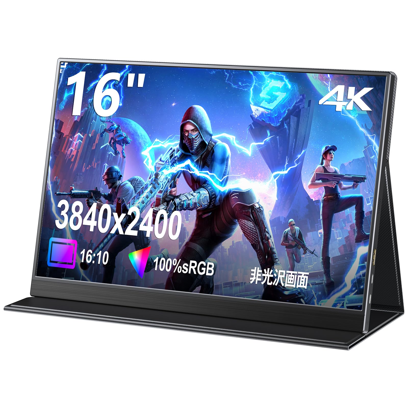 あさぴ様【4K+16インチ】モバイルモニター 3840x2400 ※2回のみ使用