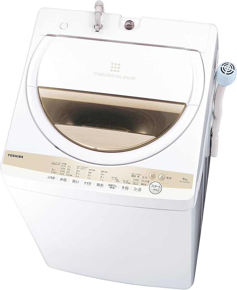 Amazon.co.jp: Toshiba AW-6GM1(W) Star Crystal Drum Fully Automatic