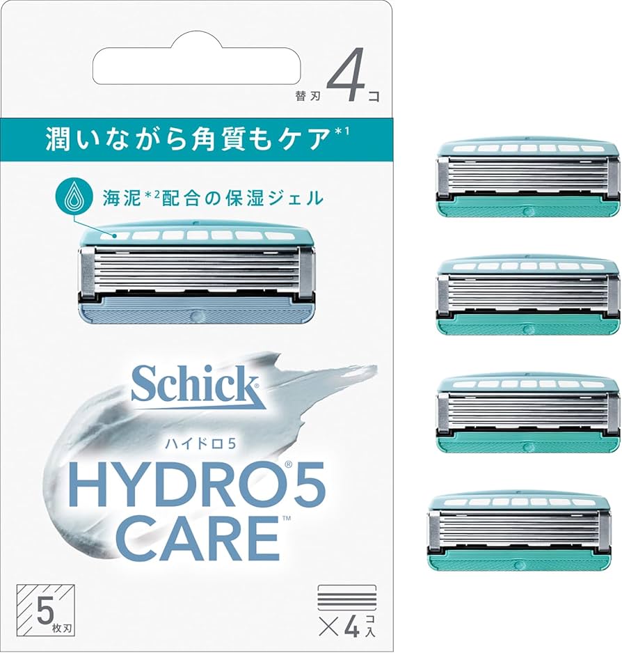 Amazon.co.jp: Schick(シック) ハイドロ5ケア 替刃(4コ入) 髭剃り