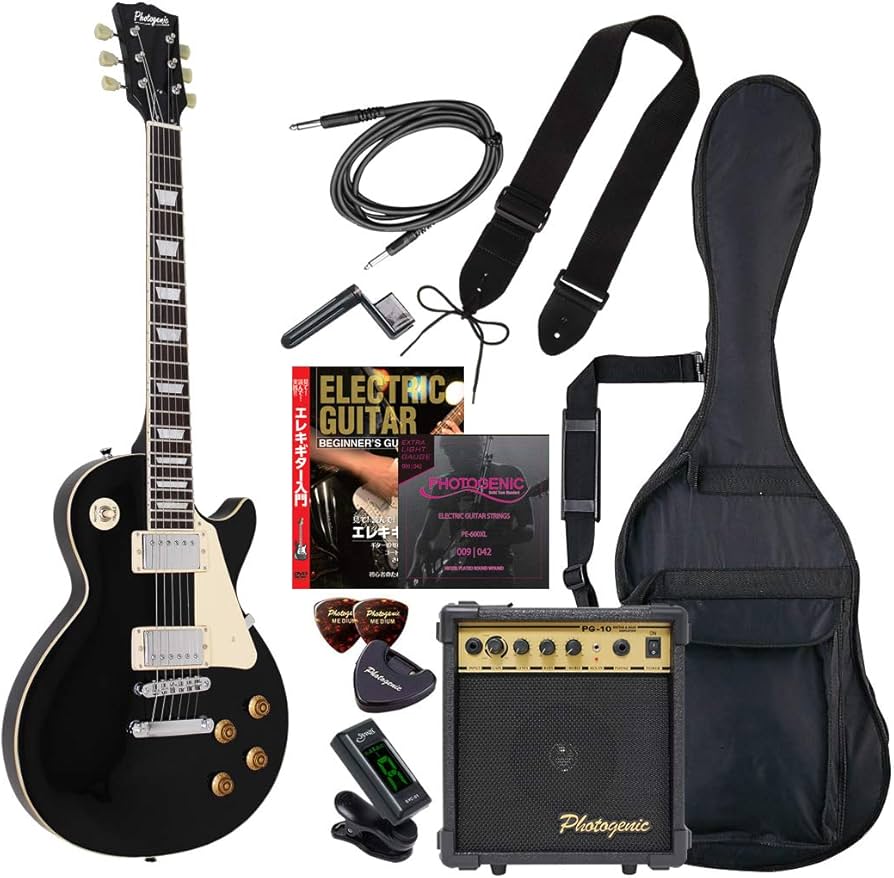 Amazon.co.jp: PhotoGenic エレキギター 初心者入門エントリーセット