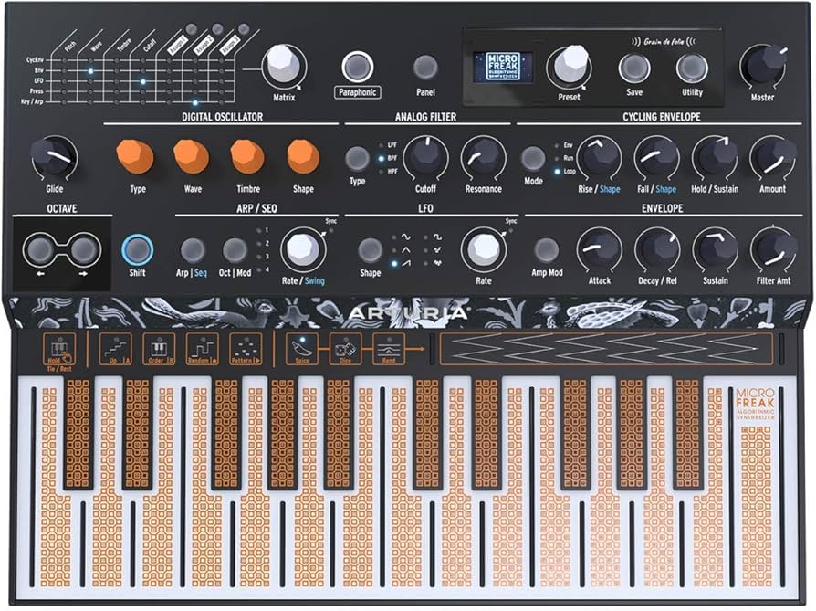 Amazon.co.jp: ARTURIA ハイブリッド・シンセサイザー MicroFreak