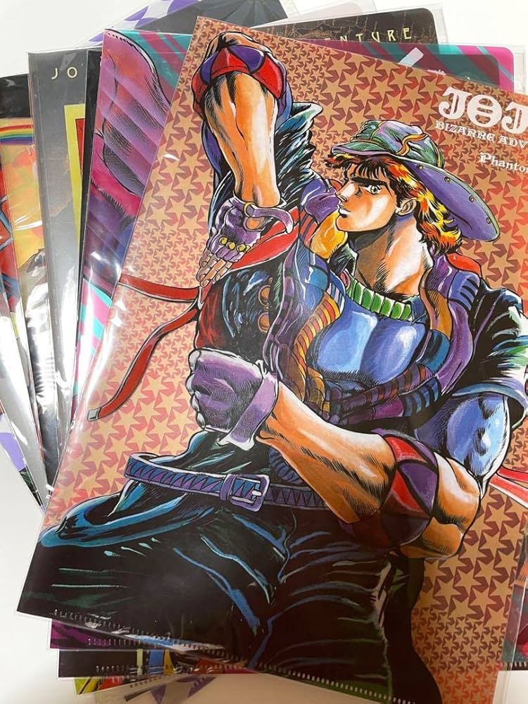 ジョジョの奇妙な冒険 原画展 クリアファイル1部〜8部 Amazon.co.jp