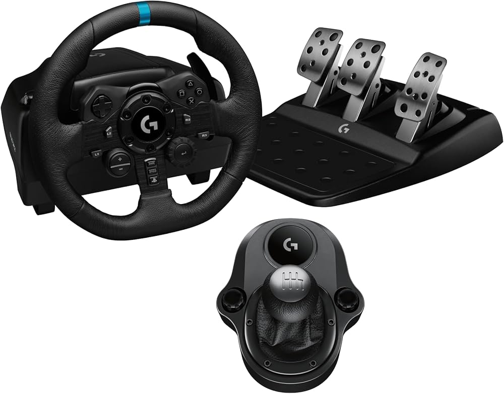 Amazon.com: Logitech G923 Racing Wheel and Pedals, TRUEFORCE Force