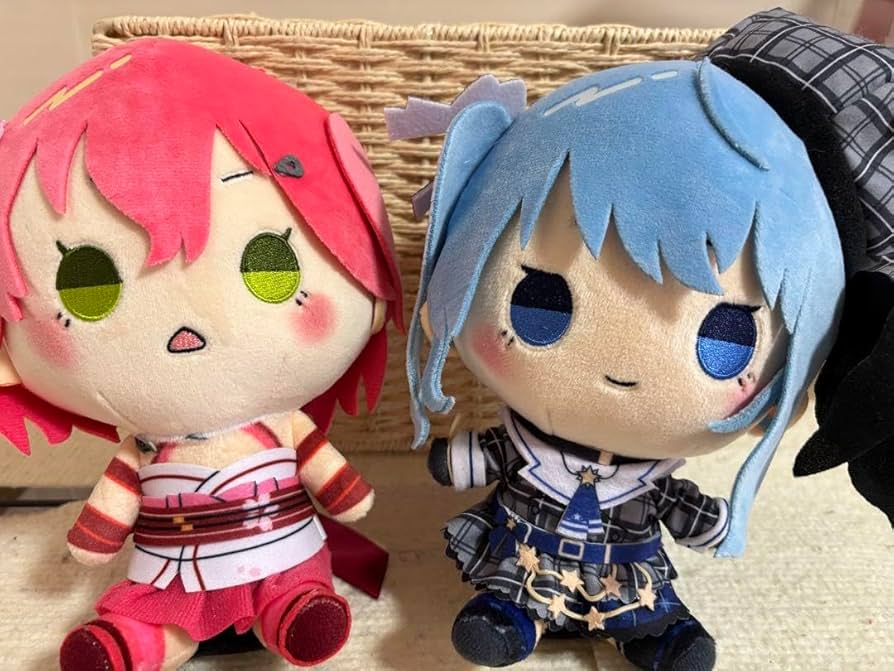 Amazon.co.jp: さくらみこ▽星街すいせい▽もちどる▽ぬいぐるみ▽▽み