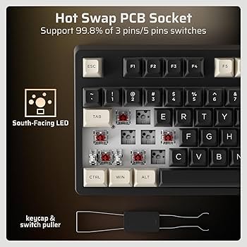 Amazon.com: LTC Nimbleback NB1041 PRO Wireless Mechanical Keyboard