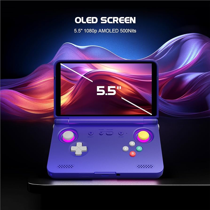 Amazon.com: Retroid Pocket Flip 2 Retro Game Console, 5.5