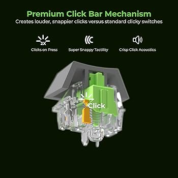 Amazon.co.jp: Glorious RAPTOR Clickey switch Lubed クリッキー