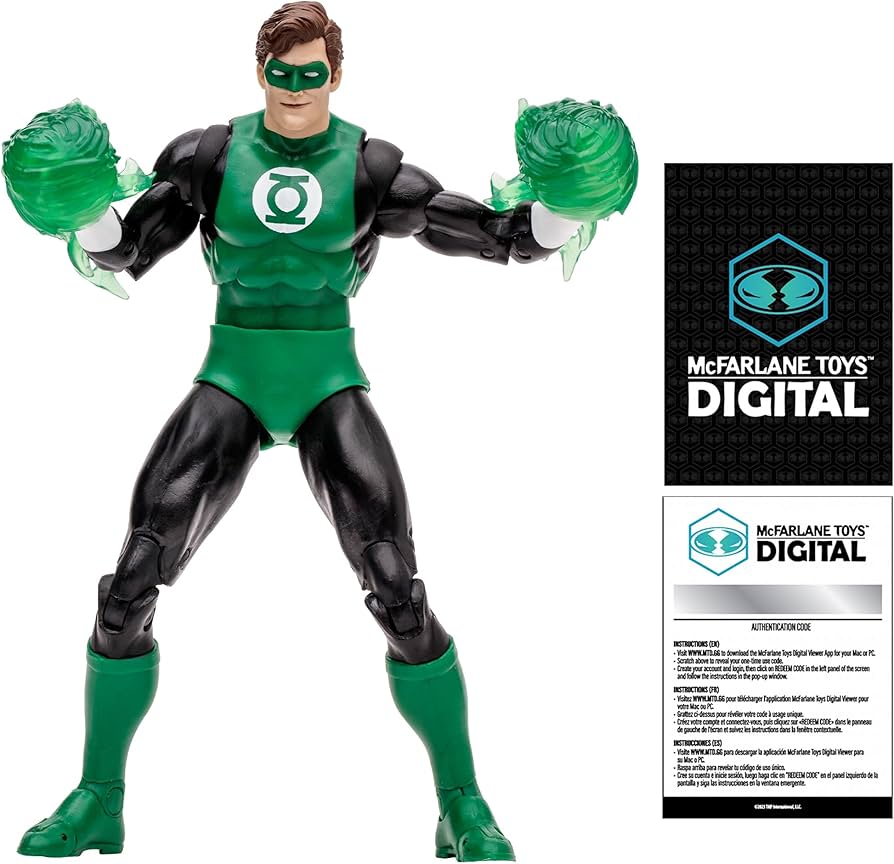 Amazon.co.jp: McFarlane Toys - DC Direct Green Lantern (シルバー