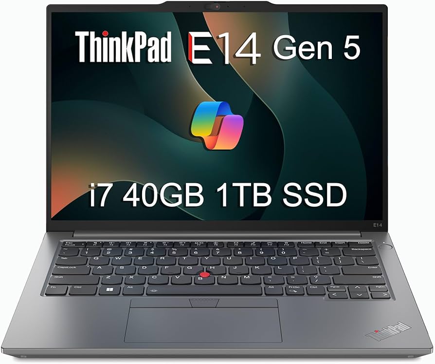 Amazon.com: Lenovo ThinkPad E14 Gen 5 Business Laptop (14