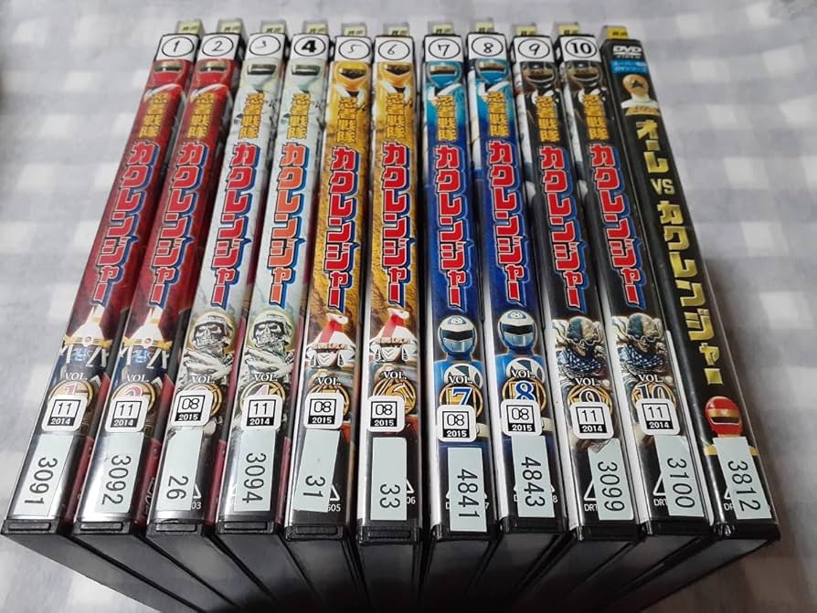 Amazon.co.jp: レンタル落ちDVD 忍者戦隊カクレンジャー 全10巻＋